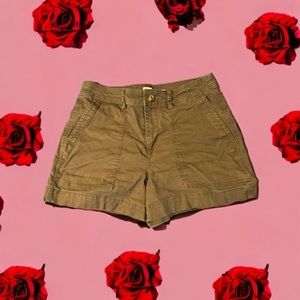 DARK GREEN jeans shorts !! For SALE now ✨